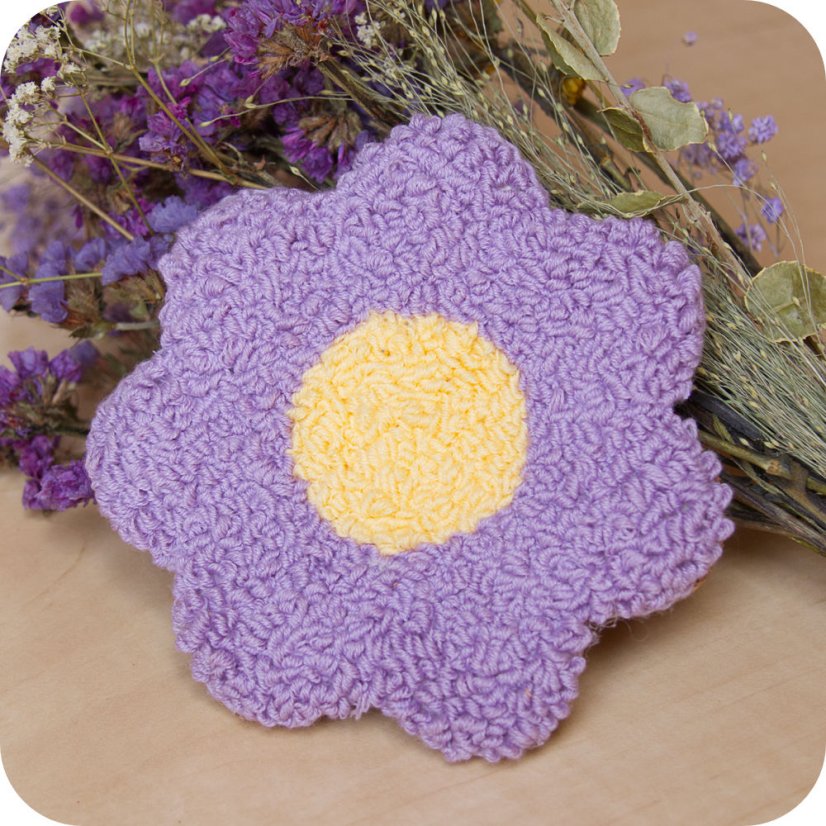 Rozkvetlý podtácek - Barva: Růžová