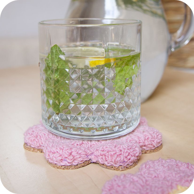 Rozkvetlý podtácek - Barva: Růžová