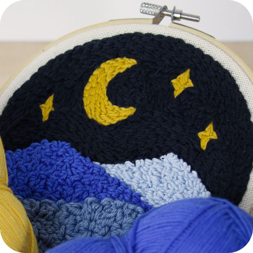 nocni obloha set jehlomalovani detail