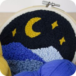 nocni obloha set jehlomalovani detail