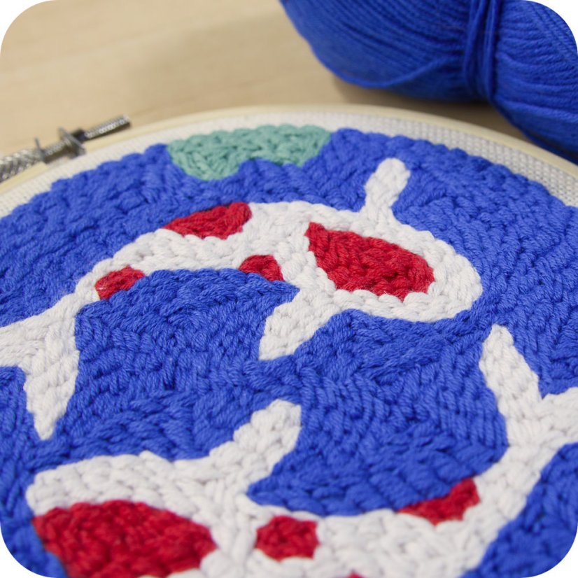 koi set jehlomalovani detail