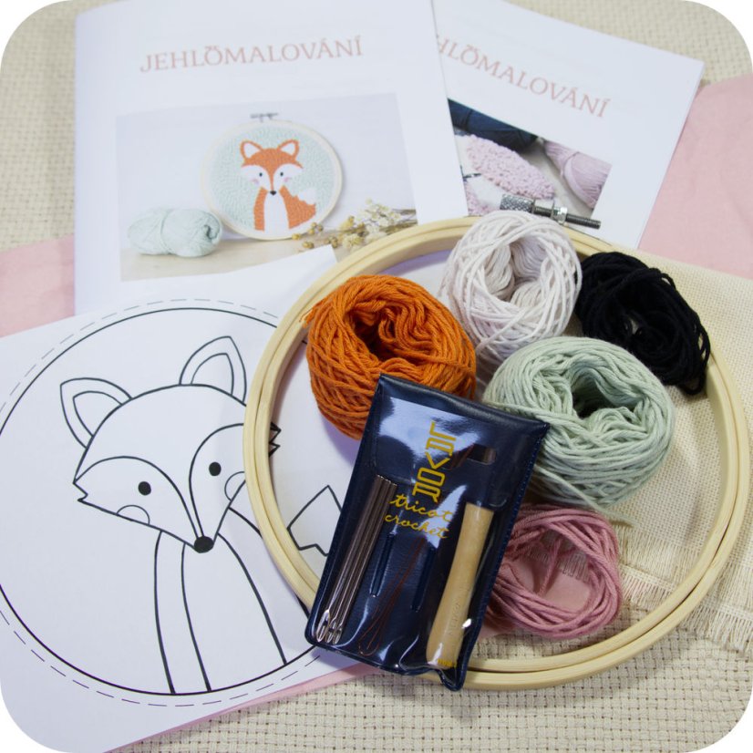 liska set jehlomalovani obsah