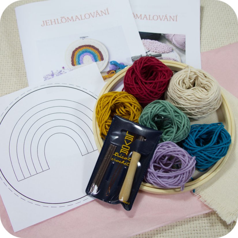 duha set jehlomalovani obsah